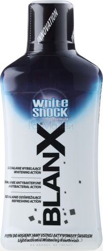 BlanX White Shock Вода за уста за избелване на зъбите, 500 мл