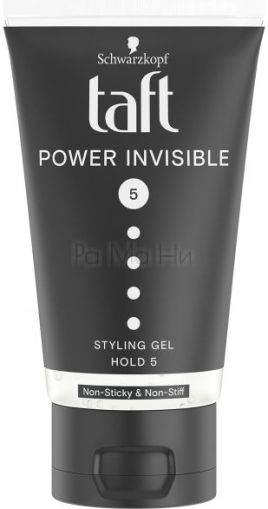 Taft Power Invisible Styling Gel Hold 5 Гел за коса, 150 мл 