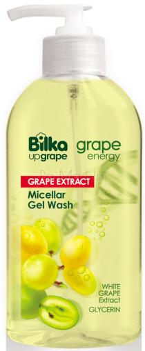 Bilka Grape Energy Grape Extract Micellar Gel Wash Мицеларен измиващ гел с екстракт от Бяло грозде, 200 мл