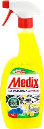 Medix Universal Универсален обезмаслител с аромат на Лимон, 750 мл