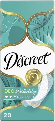 Discreet Deo Waterlily Ежедневни дамски превръзки, 20 бр.