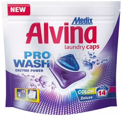 Medix Alvina Laundry Caps Color Deluxe Капсули за пране, 14 бр.