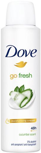 Dove Spray Deodorant Go Fresh Cucumber Scent Спрей дезодорант против изпотяване, 150 мл