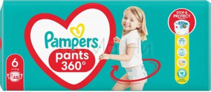 Pampers Pants 6 Jumbo Pack Детски пелени-гащи Голям пакет, 48 бр.
