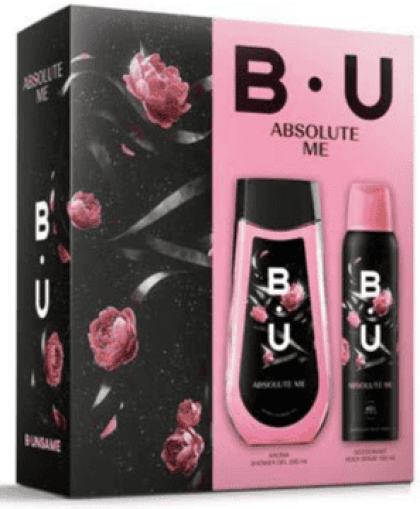 B.U Absolute Me Комплект за Жени (Део спрей 150мл + Душ гел 250мл)