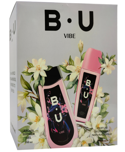 B.U Vibe Комплект за Жени (Натурален спрей 75мл + Душ гел 250мл)