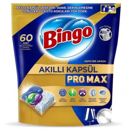 Bingo Akilli Kapsul Pro Max Капсули за съдомиална машина, 60 бр