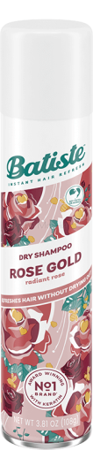 Batiste Dry Shampoo Rose Gold Сух шампоан с аромат на роза, 200мл