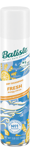 Batiste Dry Shampoo Fresh Сух шампоан с цитрусов аромат, 200мл