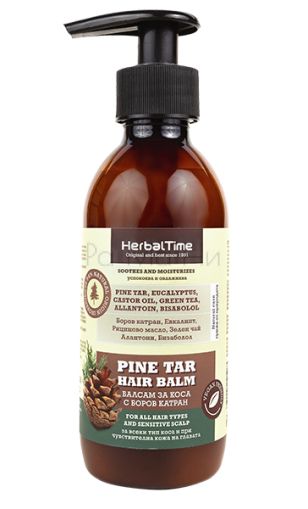 Herbal Time PINE TAR Балсам за коса с боров катран, 240 мл
