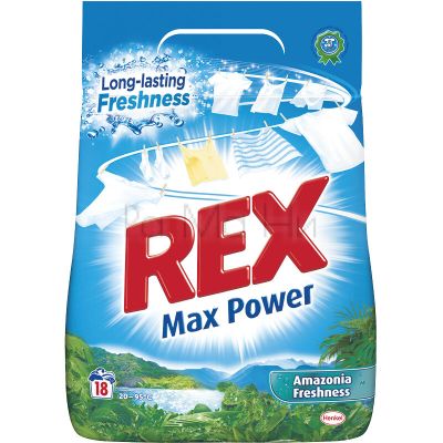 Прах за пране Rex Amazonia Freshness, 1.1кг 20ПР.