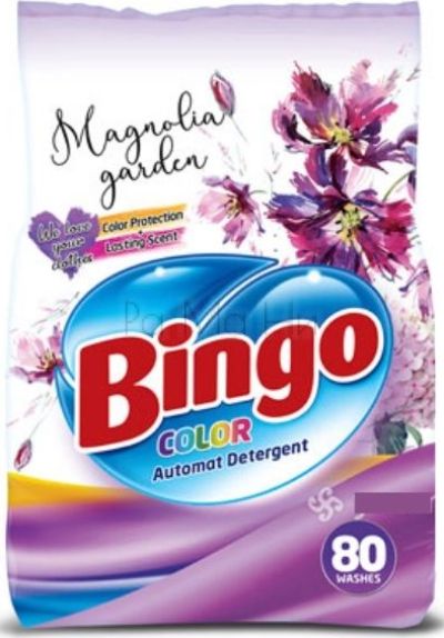 Прах за пране Bingo Color Magnolia garden, 8кг.