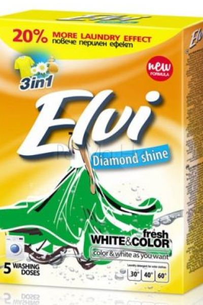 Прах за пране Elvi Diamond Shine 3в1, 0,400кг. 