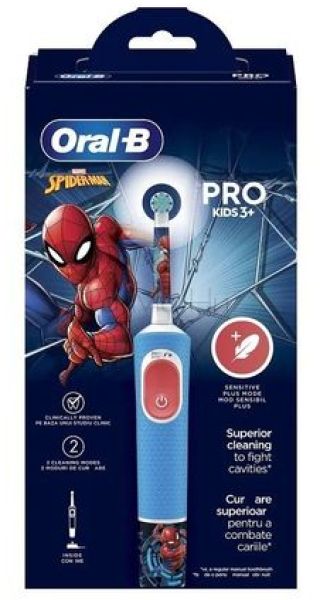 Четка за зъби Oral-B МОМЧЕ ЗАРЯДНО СПАЙДЪР МЕН