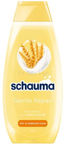 Шампоан за коса Schauma Gentle Repair Wheat Balm, 400 мл. 