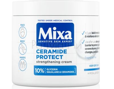 Регенериращ крем за чувствителна кожа Mixa Ceramide Protect, 400мл.