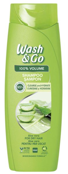 Шампоан Wash & Go 180 МЛ. АЛОЕ