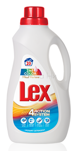 Течен перилен препарат Lex Color 2in1 Floral Freshness, 1,2л.