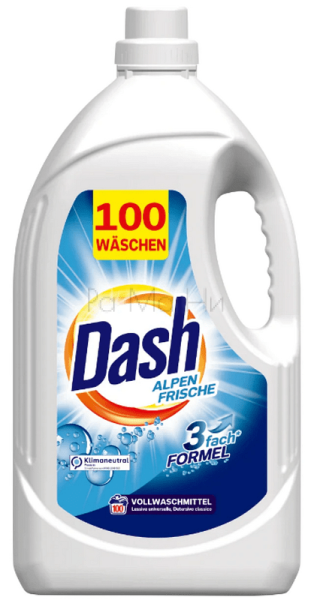 Течен перилен препарат Dash Alpen Frische, 5 л.