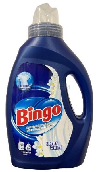 Течен перилен препарат Bingo Ultra White, 1,2л.