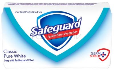 Антибактериален сапун Safeguard Classic Pure Whitе, 90гр.