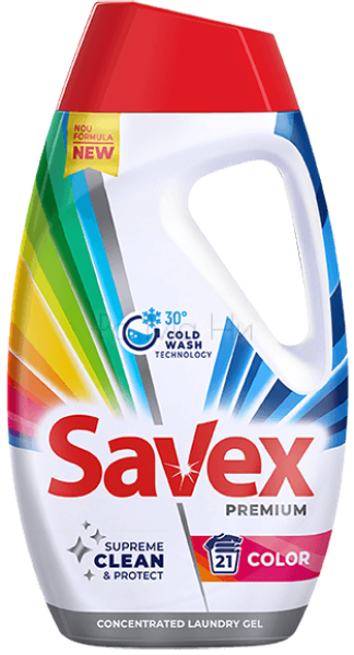 Течен перилен препарат Savex Premium Color, 0,945мл.