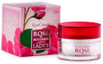 Околоочен крем с роза BioFresh Rose of Bulgaria - 25 мл | Натурална грижа за очи