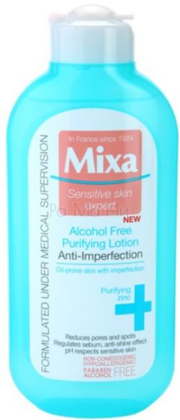 Mixa Anti‑Imperfection Лосион за лице, 200 мл