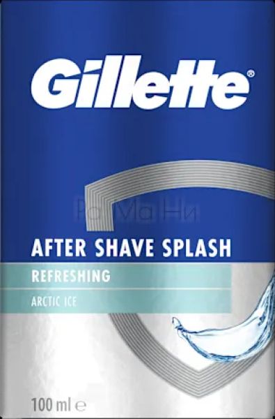 Gillette Arctic Ice Aftershave Splash Освежаващ лосион за след бръснене, 100 мл