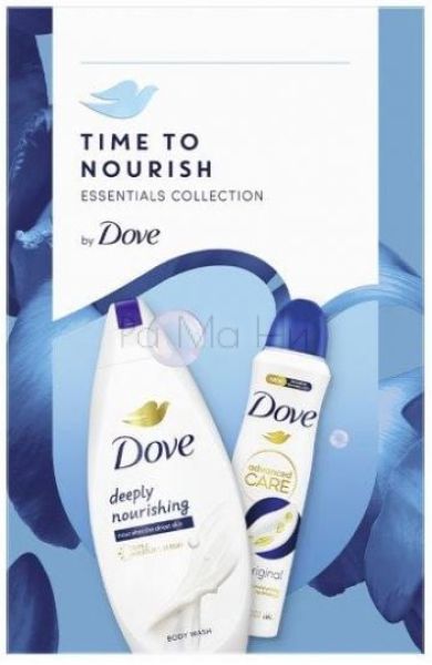 Dove Original Комплект (Душ гел 250 мл + Дезодорант 150 мл) 
