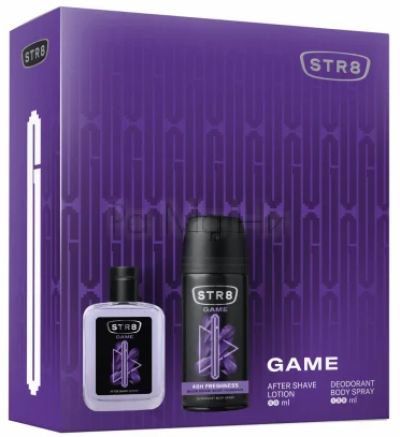 STR8 Game Комплект за Мъже (Афтършейв 50 мл + Дезодорант 150 мл)