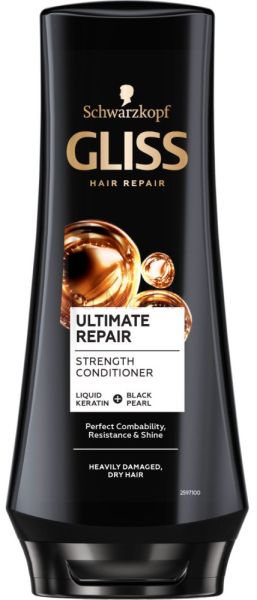 Gliss Kur Ultimate Repair Балсам за Възстановяване на Увредената коса, 200 мл
