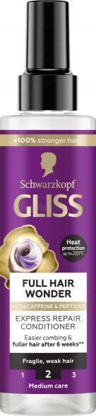 Gliss Full Hair Wonder Балсам-Спрей за Слаба Коса, 200 мл