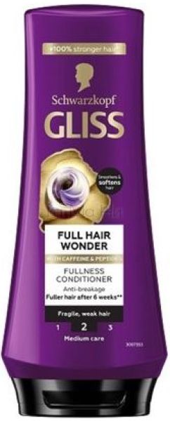 Gliss Full Hair Wonder Балсам за Тънка и Слаба Коса, 200 мл