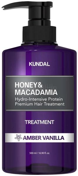 KUNDAL Honey & Macadamia балсам за коса с аромат на ванилия, 500 мл