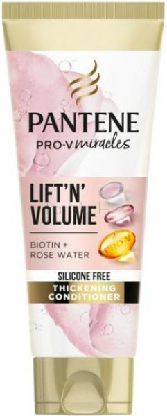 Pantene PRO-V miracles LIFT'N' VOLUME Балсам за коса с розова вода, 200 мл
