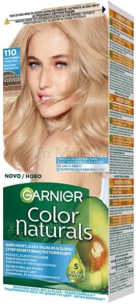 Garnier Color Naturals Боя за коса с възстановяващ балсам 110 Бежово Русо, 100 мл