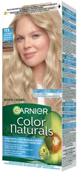Garnier Color Naturals Боя за коса с възстановяващ балсам 111 Пепелно Русо, 100 мл