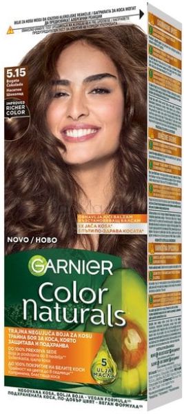 Garnier Color Naturals Боя за коса с възстановяващ балсам 5.15 Богат шоколад, 100 мл