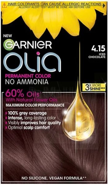Garnier Olia Без амонячна боя за коса 4.15 Леден Шоколад