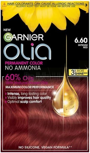 Garnier Olia Без амонячна боя за коса 6.60 Интензивно червено