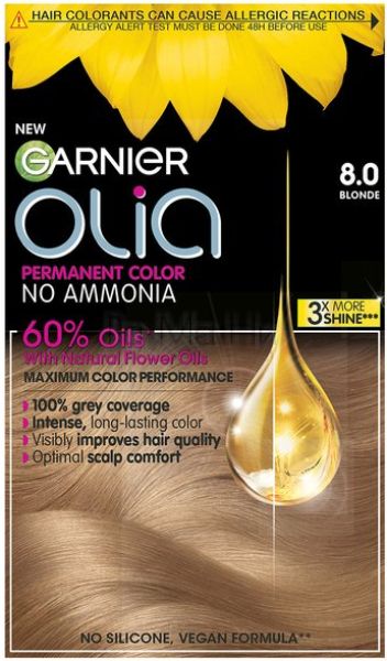 Garnier Olia Без амонячна боя за коса 8.0 Русо
