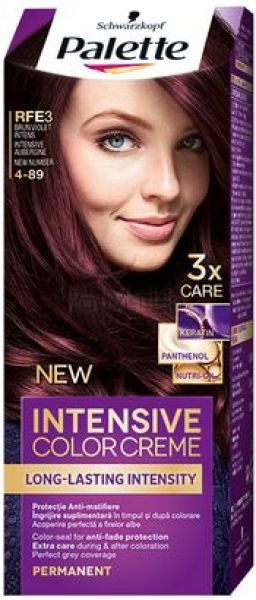 Palette Intensive Color Creme Крем боя за коса 4-89 Наситен Патладжан