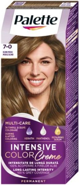 Palette Intensive Color Creme Крем боя за коса 7-0 Средно Русо