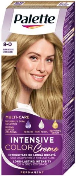 Palette Intensive Color Creme Крем боя за коса 8-0 Светло Русо