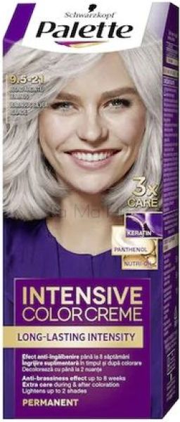 Palette Intensive Color Creme Крем боя за коса 9.5-21 Светло Сребристо Русо