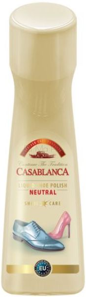 CASABLANCA Liquid Shoe Polish Течна Неутрална Боя за обувки, 75 мл
