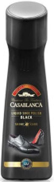 CASABLANCA Liquid Shoe Polish Течна Черна Боя за обувки, 75 мл