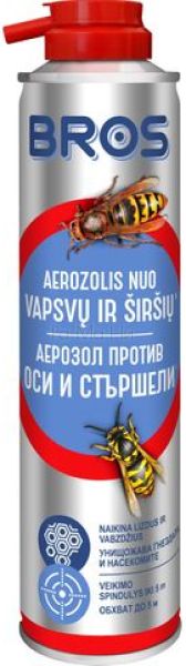 BROS Аерозол против оси и стършели, 300 мл