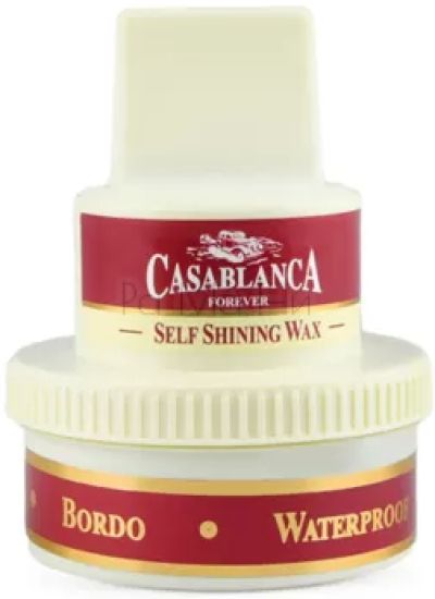 CASABLANCA Self Shining Wax Bordo Самолъскаща крем вакса Бордо, 50 мл